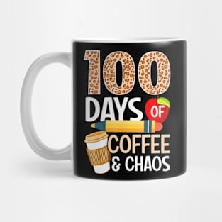 100 Days Of School Coffee Lover 100Th Day Of School Teacher Mug